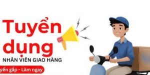 Cần tuyển gấp nhân viên giao hàng bằng xe máy làm ở Tân Phú