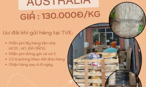Gửi đặc sản khô đi Úc giá chỉ 130.000đ/kg