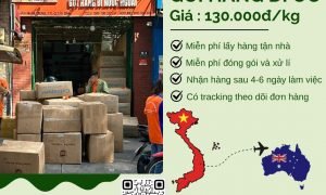 Em nhận gửi hàng đi Úc.