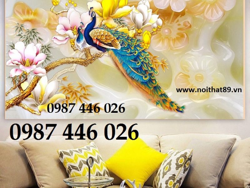 tranh-gach-doi-chim-cong-tuyet-dep-hp098272