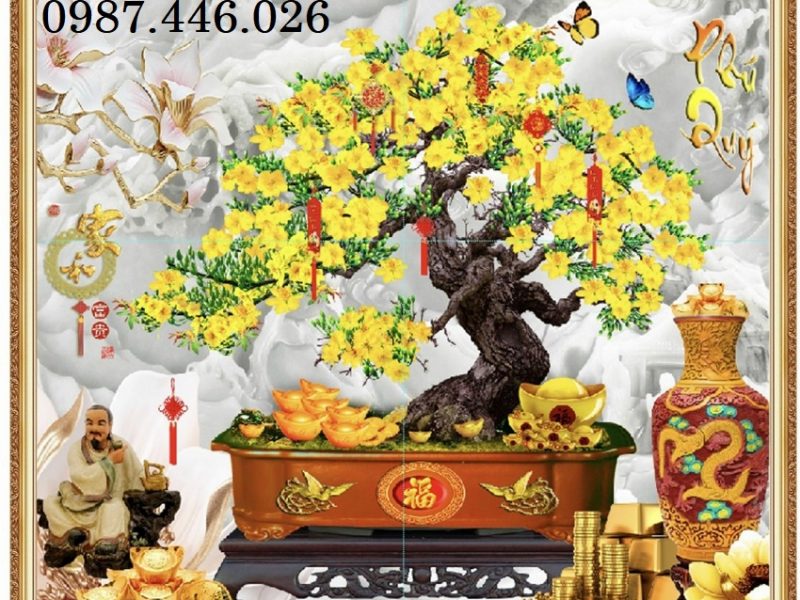 gach-tranh-3d-hoa-mai-vang-hp9282