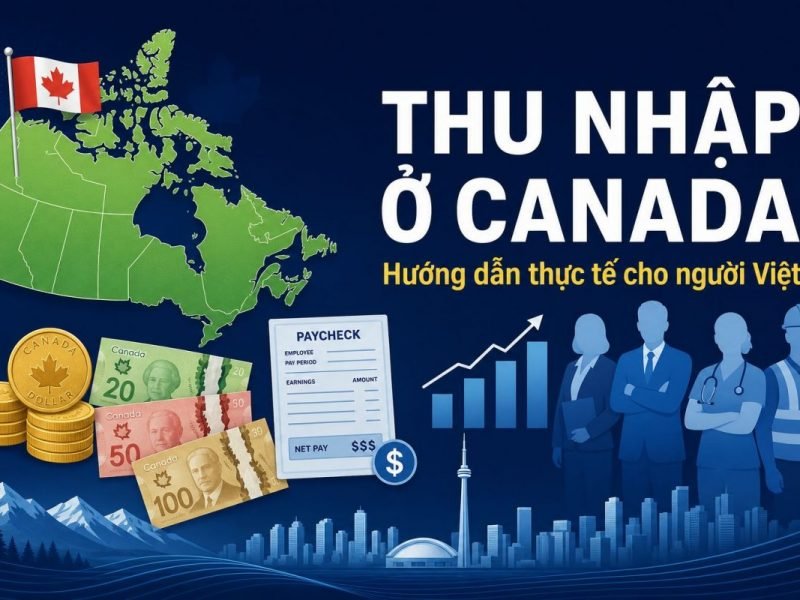 Thu nhập ở Canada — Tổng quan thực tế cho người Việt