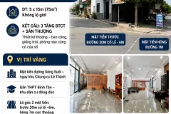 Bán nhà mặt tiền lô góc 75m2 tại Bình Tân, giá 8.4 tỷ