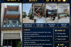 Bán nhà mặt tiền Kênh Tham Lương, Bình Tân, TP.HCM