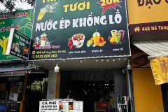 Sang nhượng quán nước ép tại Cầu Giấy, Hà Nội