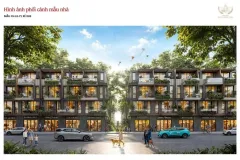 Nhà phố mặt tiền 4 Tầng tại Vinhomes Saigon Park, Hóc Môn