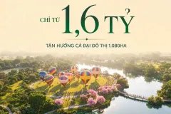 chỉ từ 1,6 TỶ – Tận hưởng trọn vẹn đại đô thị 1.080 Hecta Vinhomes Saigon Park