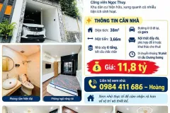 Nhà 6 tầng có gara ô tô tại Ngọc Thụy, Long Biên, Hà Nội