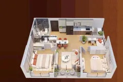Chính chủ gửi Bán 2PN The Paris vinhomes ocean park 1 gia lâm.HN