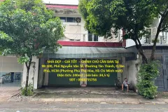 NHÀ ĐẸP – GIÁ TỐT  – CHÍNH CHỦ CẦN BÁN Tại 98-100, Phố Nguyễn Văn Tố, Phường