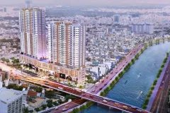 Bán RiverGate 3PN 2WC, 110m2, tầng cao, view sông, 9,4 tỷ
