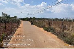 Bán đất 2 mặt hẻm petong 5m phú hội đức trọng