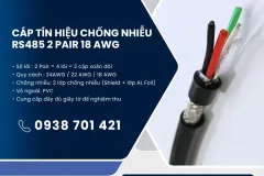 Cáp tín hiệu RS485 18AWG tại TP Hồ Chí Minh