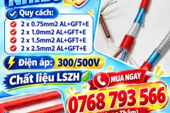 Cáp Chống Cháy Chống Nhiễu ALTEK KABEL tại TP HCM
