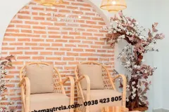 Ghế mây tự nhiên cho nail-spa tại TP.HCM