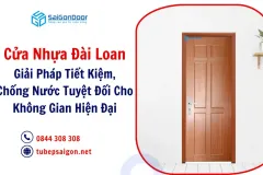 Cửa nhựa Đài Loan tiết kiệm, chống nước tại TP.HCM