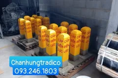 Cột Bê Tông Cảnh Báo Cáp Ngầm Điện Lực Tại Long An