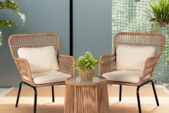 Bàn ghế mây nhựa ban công tại TP.HCM
