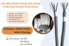 Cáp điều khiển không lưới chống nhiễu tại Đà Nẵng