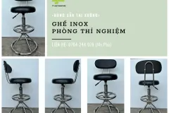 Bán ghế inox cho phòng thí; nghiệm tại Thành phố Hồ Chí Minh