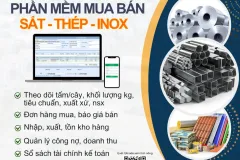 Phần mềm quản lý mua bán vật liệu xây dựng tại TP.HCM