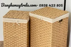 Giỏ nhựa giả mây cao cấp tại TP.HCM