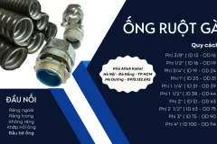 ỐNG RUỘT GÀ LÕI THÉP BỌC NHỰA – BẢO VỆ DÂY CÁP CHẮC CHẮN, LINH HOẠT