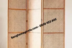 Bình phong mây mắt cáo trang trí tại TP.HCM