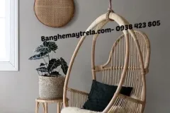 Xích đu mây tre tự nhiên cho không gian thư giãn tại TP.HCM