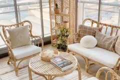 Sofa mây tre cho phòng khách tại TP.HCM
