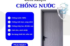 Cửa nhựa chống nước cho công trình tại TP.HCM