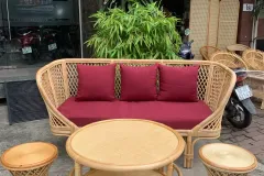 Bàn ghế sofa mây cho không gian spa tại TP.HCM