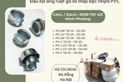 Đầu bịt ống ruột gà bọc nhựa PVC tại Đà Nẵng
