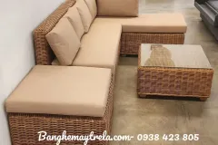 Sofa góc nhựa giả mây hiện đại tại TP. Hồ Chí Minh