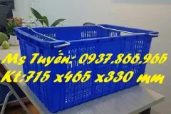Sọt nhựa nguyên sinh quai sắt tại Hà Nội