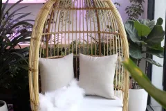 Ghế mây tổ chim decor tại TP.HCM