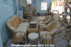 Bàn ghế sofa mây phòng khách tại TP.HCM