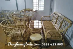 Sofa mây tre phòng khách tại TP. Hồ Chí Minh