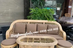 Bàn ghế mây phòng khách nhỏ gọn tại Thành phố Hồ Chí Minh