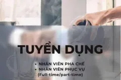 COCOMO tuyển phục vụ , pha chế làm ở Q1