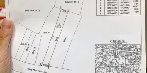 Bán 235 ,2 m đất hai mặt tiền