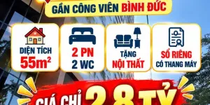 Bán căn hộ 2PN 2WC,Fresca Riverside Thủ Đức, 55m2 chỉ  2.8tỷ