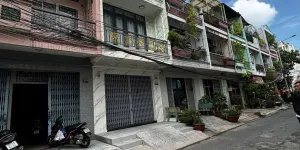 BÁN NHÀ MẶT TIỀN KDC BÙI MINH TRỰC - QUẬN 8 - 65M2 - ĐƯỜNG 12M - 3 PN 3WC - GIÁ