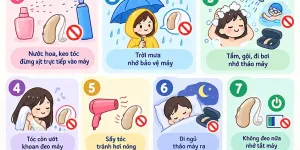 NHỮNG ĐIỀU CẦN TRÁNH KHI ĐEO MÁY TRỢ THÍNH