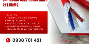 Cáp chống cháy chống nhiễu 2x1.5mm² Altek Kabel FR215GFT – Cáp chống cháy cho hệ