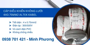 Cáp điện Altek Kabel 4x0.75mm2 tại Đắk Lắk, Đắk Nông, Lâm Đồng