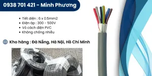 Cáp điện không chống nhiễu CT-500 6x0.5mm2 tại Hà Nội