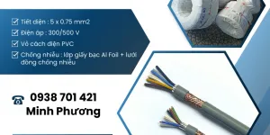 Cáp điều khiển chống nhiễu sh-500 5x0.75mm2 tại TP Hồ Chí Minh