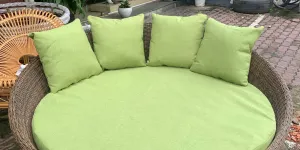 Ghế hồ bơi mây nhựa cho không gian ngoài trời