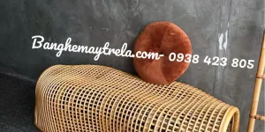 Ghế mây caro cho không gian sống